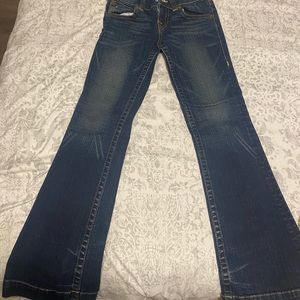 Girls size 14 true religion flare jeans